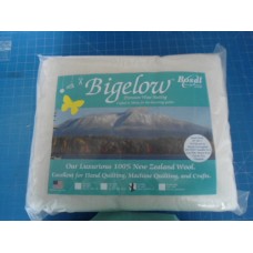 Bigelow 100% Wool Batting 90ins x 94ins 